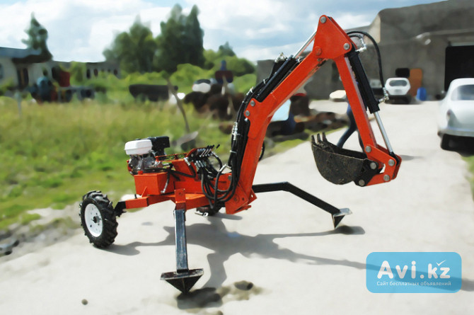 Мини-экскаватор прицепного типа Mini Digger-2500 Алматы - изображение 1