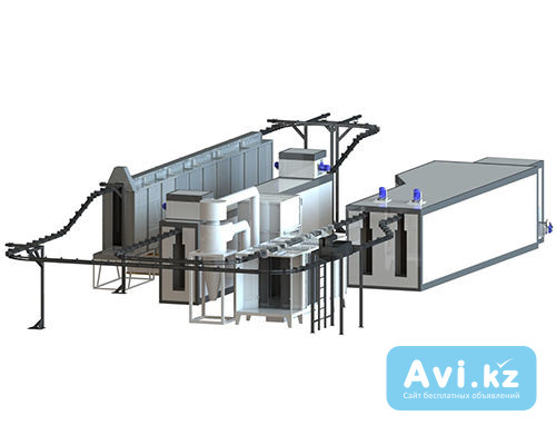 Автоматическая линия порошковой окраски Алматы - изображение 1