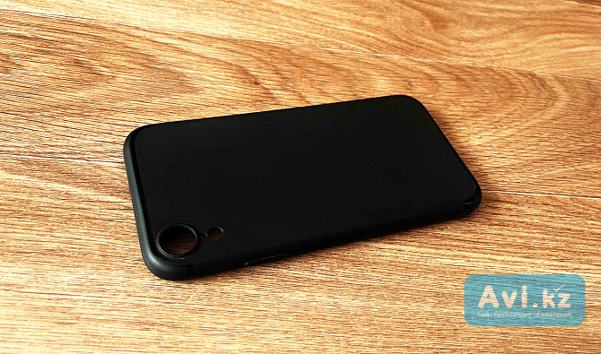 Чехол для Iphone Xr, силикон софт тач, черный Астана - изображение 1