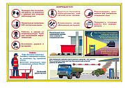 Комплект плакатов "безопасность на Азс" Нур-Султан (Астана)