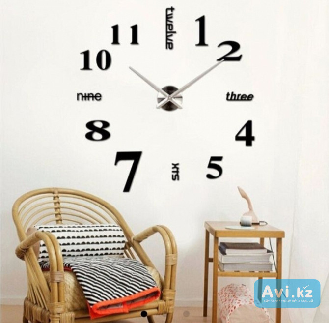 3D часы Dry Clock 100 см Астана - изображение 1