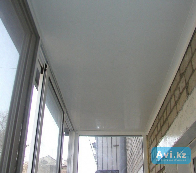 Обшивка потолка на балконе Караганда - изображение 1