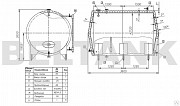 Емкости горизонтальные с термоизоляцией Костанай