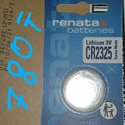 Cr2325. Элемент питания, батарейка дисковая Renata доставка из г.Алматы