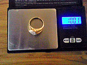 Золотой Перстень Жёлтое золото, вес = 10 грамм Алматы