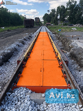 Железнодорожные весы для вагонов Втв-с для повагонного взвешивания в статике 80 тонн Астана - изображение 1
