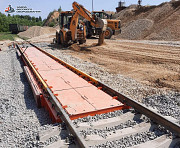 Железнодорожные вагонные весы Втв для статико-динамического взвешивания 80 тонн Астана