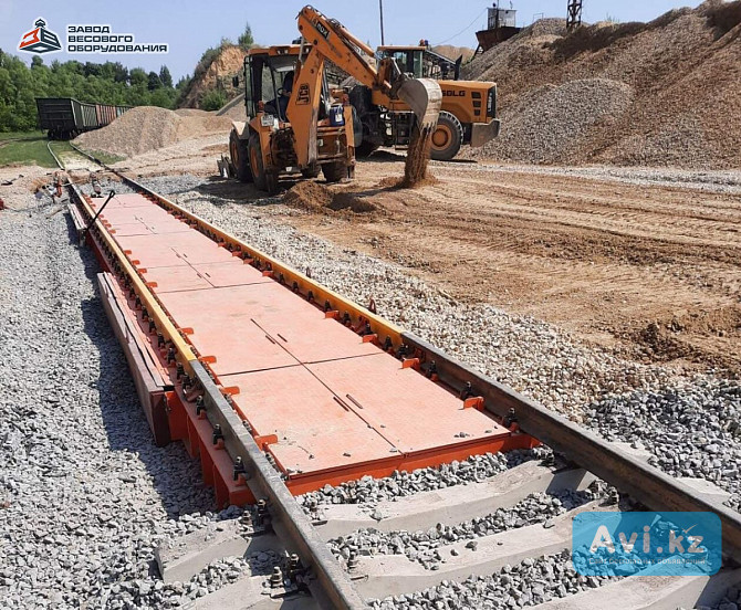 Железнодорожные вагонные весы Втв для статико-динамического взвешивания 80 тонн Астана - изображение 1