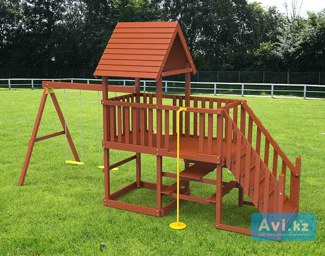 Деревянные игровые комплексы производства Сша Алматы - изображение 1