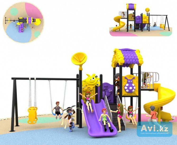 Детские игровые комплексы, качели, горки Алматы - изображение 1