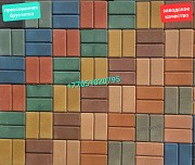 Вибропрессованная брусчатка (прессованная), тротуарная плитка доставка из г.Алматы