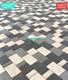 Вибропрессованная брусчатка Ландхаус, тротуарная плитка доставка из г.Алматы