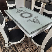 Комплект столов со стульями 1+6, не аналог, 100% Турция доставка из г.Шымкент