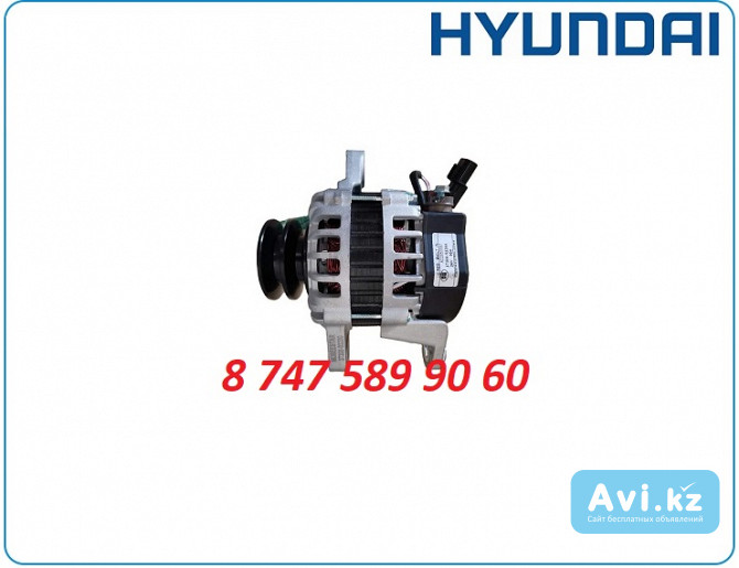 Генератор на экскаватор Hyundai r170 37300-93200 Алматы - изображение 1