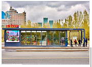 Реклама на остановках Нур-Султан (Астана)