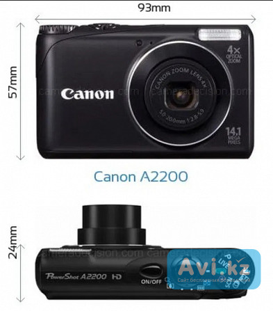 Canon Power Shot A2200 HD Усть-Каменогорск - изображение 1