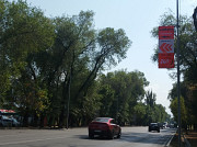 Реклама вдоль дороги Алматы