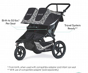 Bob Revolution Flex 3.0 Duallie Twin Baby Stroller for Twin Lunar доставка из г.Астана