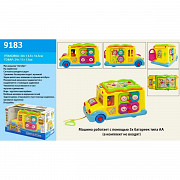Развивающая музыкальная игрушка-каталка "забавный Автобус" Play smart доставка из г.Алматы
