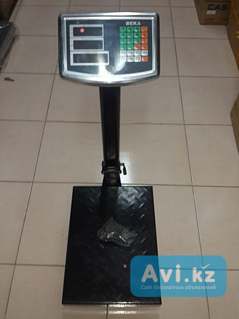 Торговые весы, платформенные, напольные до 100 кг Алматы - изображение 1