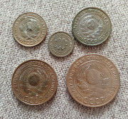 Набор первых медных монет раннего Ссср Петропавловск