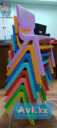 Детские пластиковые стульчики литые крепкие Алматы - изображение 1