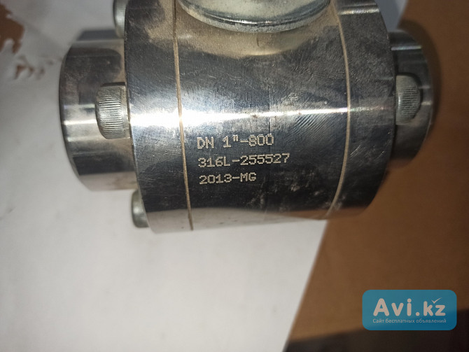 Кран шаровой 1" valve Ball F316l SW 800 нержавейка Другой город России - изображение 1