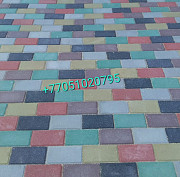 Вибропрессованная брусчатка (прессованная), тротуарная плитка Алматы