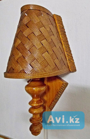 Деревянный светильник Бра Кызылорда - изображение 1