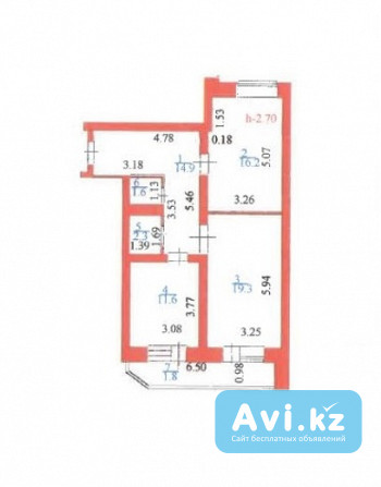 Продажа 2 комнатной квартиры Астана - изображение 1