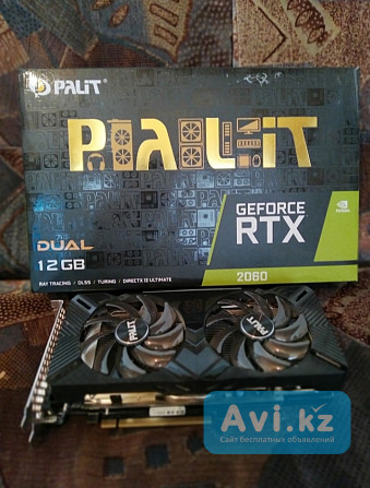 Видеокарта Palit Geforce Rtx 2060 12гб Есик - изображение 1