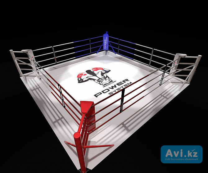 Ринг боксерский на упорах 6х6 м Алматы - изображение 1