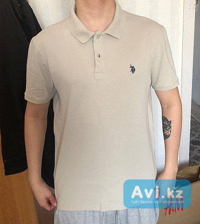 Футболка, поло U.s.polo Assn. size L Slim Алматы - изображение 1