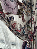 Готовые шторы "павлины" из эксклюзивной ткани Астана