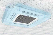 Экран для кондиционера, отражатель, дефлектор направляющий поток холодного воздуха, защита от просту Караганда