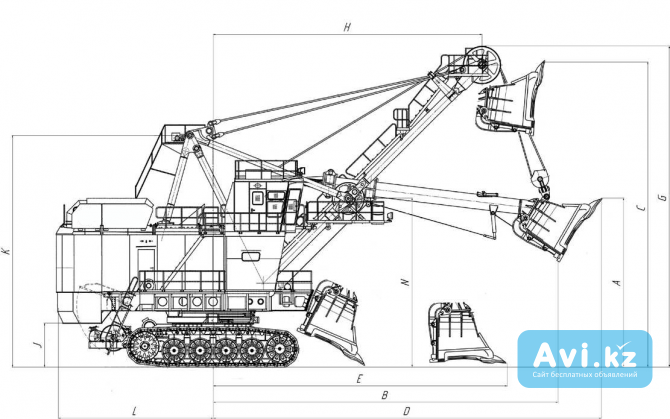 Чертежи готовые деталировочные на экскаватор Экг/эш Другой город России - изображение 1