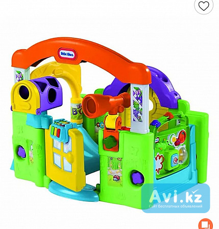 Детский домик с бизибордом Little tikes Алматы - изображение 1