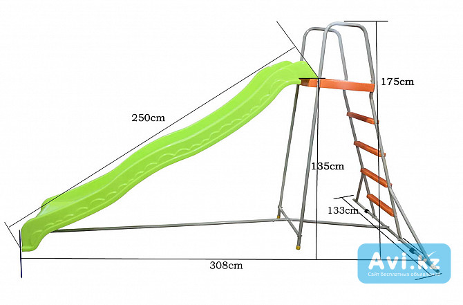 Детские горки для частного использования Алматы - изображение 1