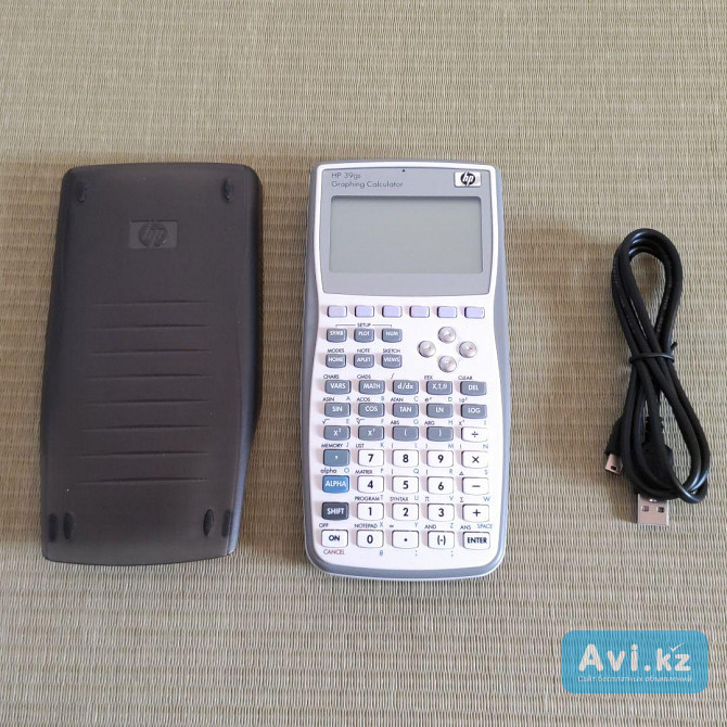 HP 39gs Graphing Calculator/ Графический научный калькулятор с кабелем Астана - изображение 1