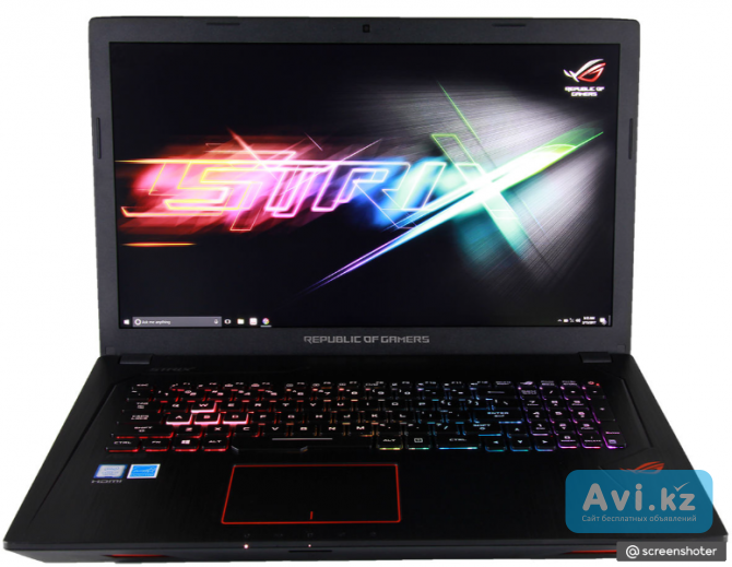 Улучшенный игровой ноутбук Asus Rog Strix Астана - изображение 1