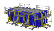 Формы 3D для модульных комнат многоэтажного строительства Ppvc Алматы