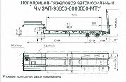 Прицеп низкорамная платформа Чмзап 93853 Алматы