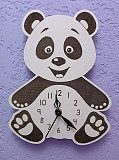 Детские часы "панда" настенные, настольные доставка из г.Алматы