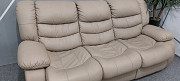 Кожаный раскладной диван, в отличном состоянии. Zeitraum Без порезов, царапин и т.д доставка из г.Жосалы