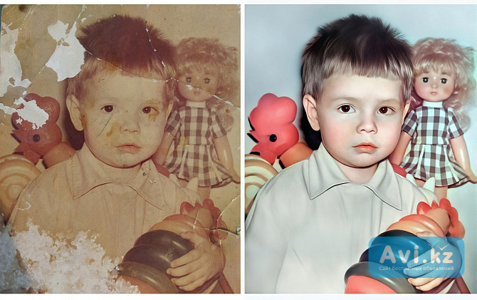 Реставрация фото, восстановление старых фотографий Алматы - изображение 1