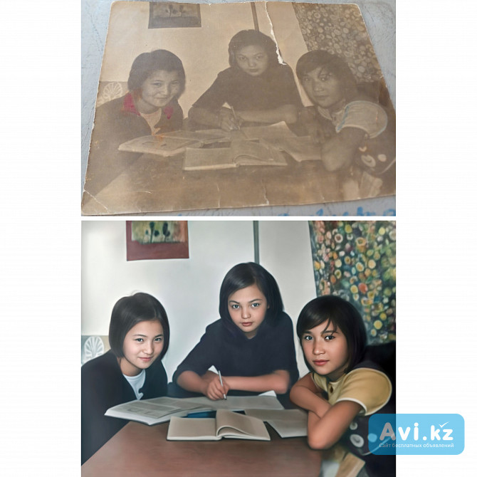 Реставрация фото, восстановление старых фотографий Атырау - изображение 1