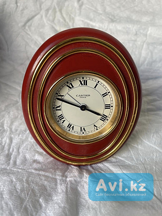 Винтаж 60-х Настольные часы-будильник Cartier Астана - изображение 1