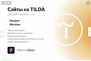 Создание сайта на Tilda Профессиональный массаж Алматы