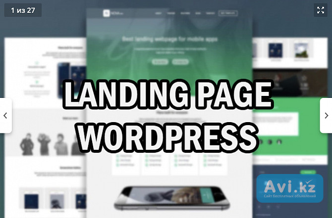 Создание лэндинга на Wordpress Вождение Алматы - изображение 1