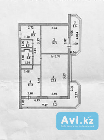 Продажа 2 комнатной квартиры Астана - изображение 1